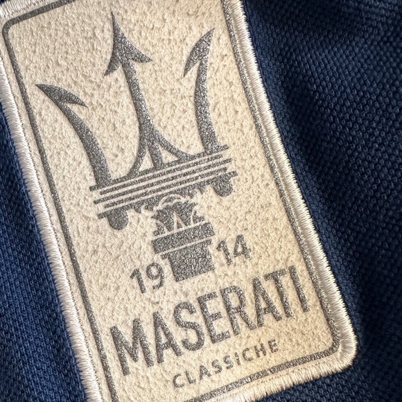 Maserati Distressed Polo Style Shirt Men’s US S - Picture 6 of 9